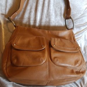 Sigrid Olsen Tan Pebble Leather Purse